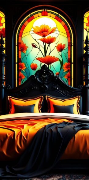 Bright Floral Bold Castlecore Bedroom Decor Ideas