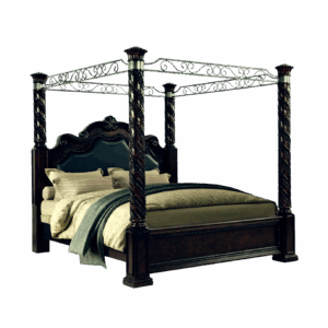 Castlecore Goth 4 Poster Bed