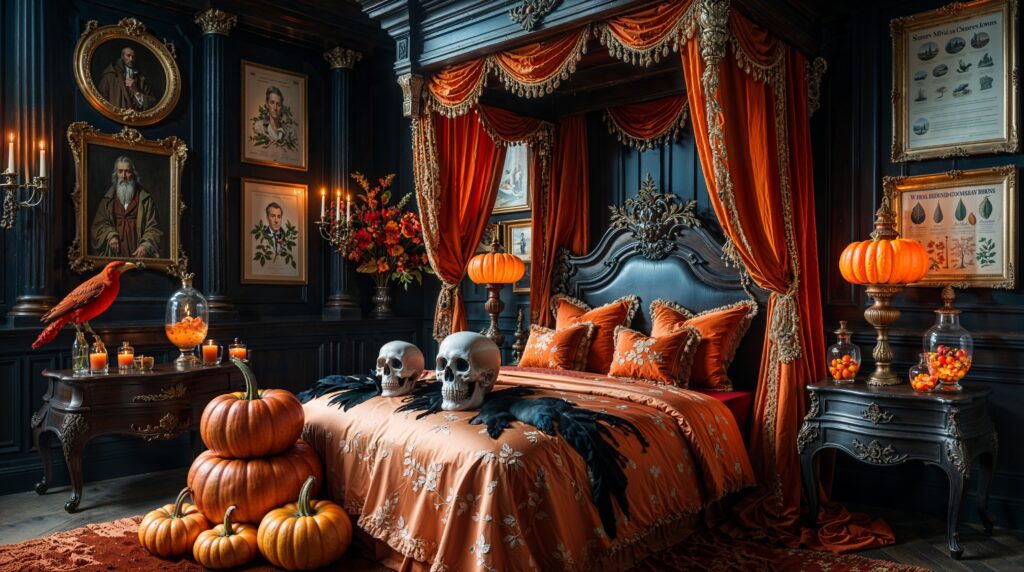 Harvest Haven Autumnal Cottagecore Aesthetic Halloween Interiors