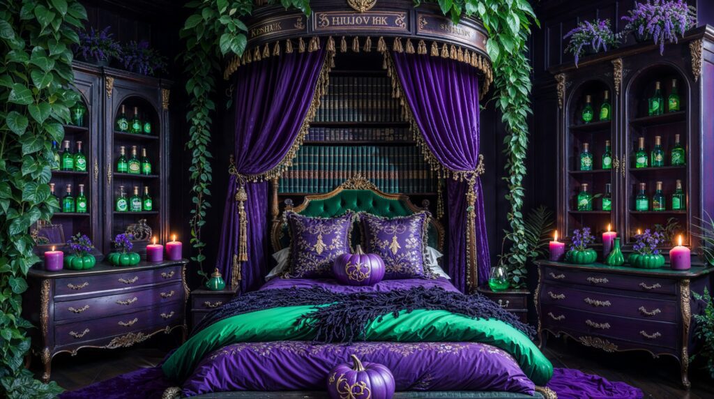 Starlit Sanctum Celestial Witch Aesthetic Halloween Interiors