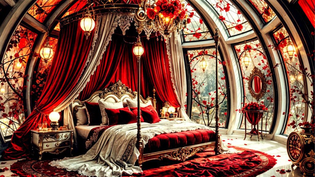 Cherry Red Bedroom Ideas: