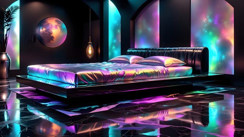Luxe Iridescent home decor ideas - 40 Iridescent Home Decor Ideas: Transform Your Space into a Futuristic Dream