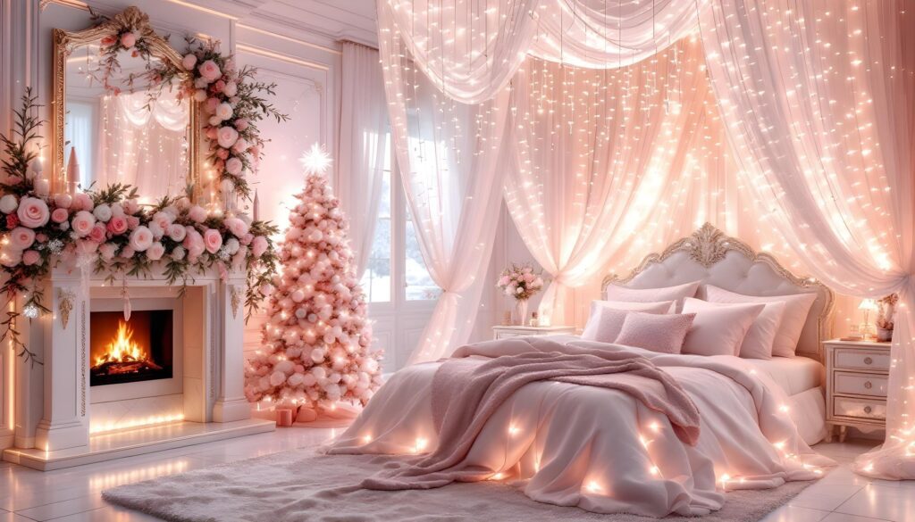 Dreamy Pink Luxury Christmas Decor Trends