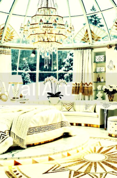 Dream Art Deco Bedroom Wall Art