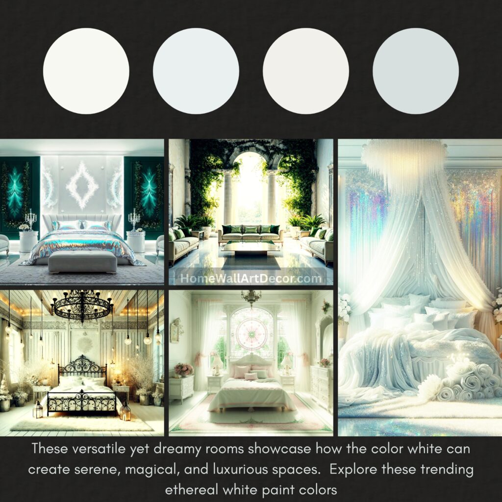 Ethereal White Interior Design Ideas - Ethereal white Paint Colors - Ethereal White Home decor