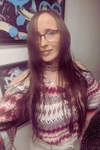 Pamela Arsena - Visually Impaired AI Art Curator and Founder