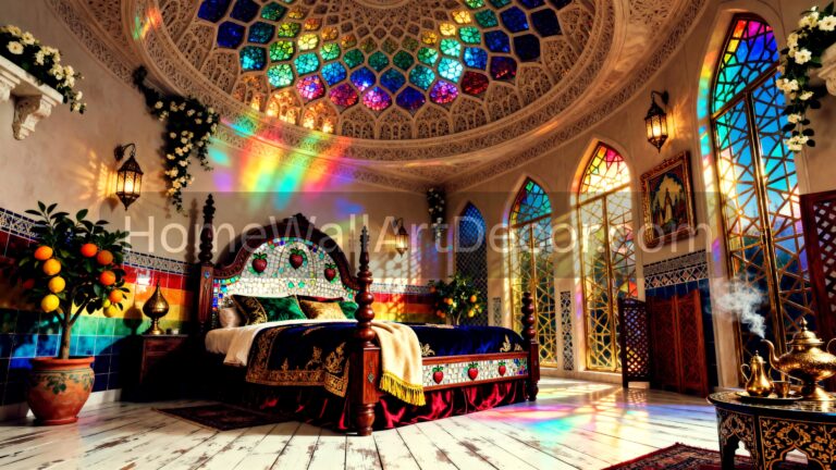 Mosaic Moroccan Garden - Dream Bedroom Design Ideas