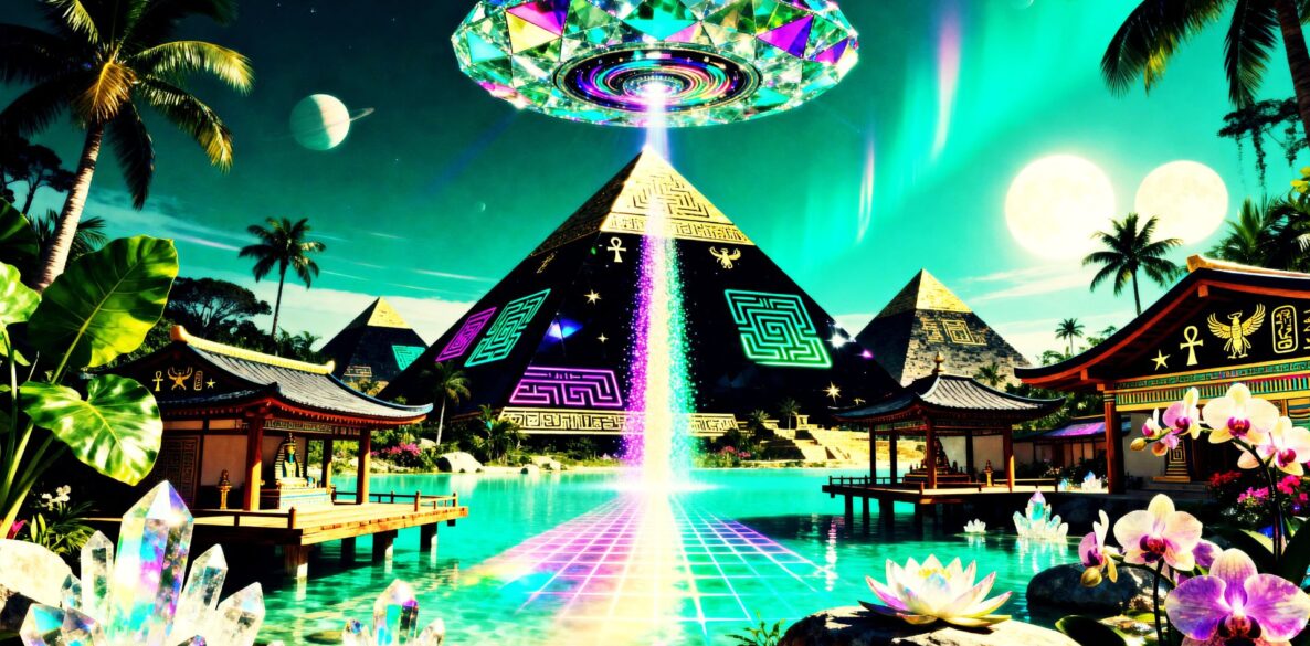 Cosmic Egypt: A Gallery of Psychedelic Pyramid Art
