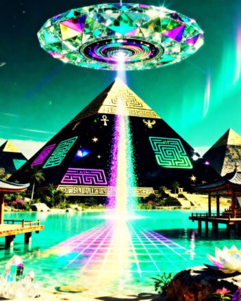 Cosmic Egypt: A Gallery of Psychedelic Pyramid Art