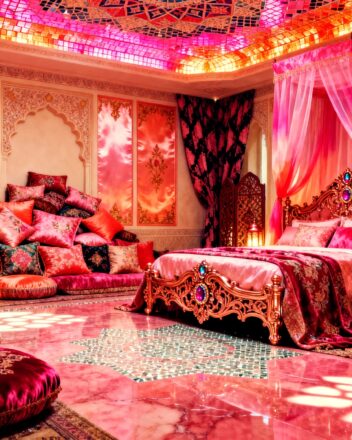 Glam Romantic Bold Pink Dream Romantic Bedroom Ideas