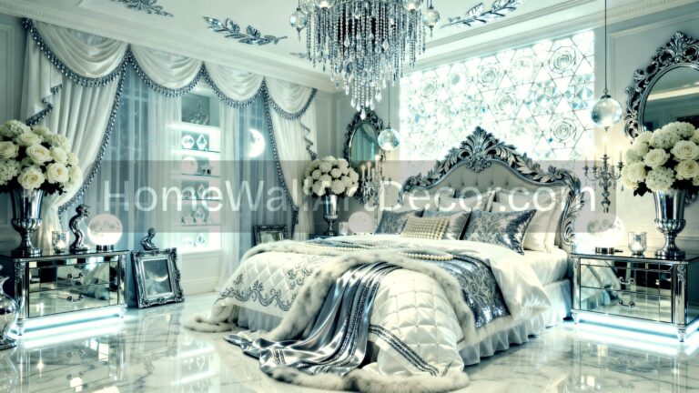 Glam Silver White Victorian A fantasy Romance Glam Pink Elegant Book Lovers Glam Pink Dream Romantic Bedroom Ideas