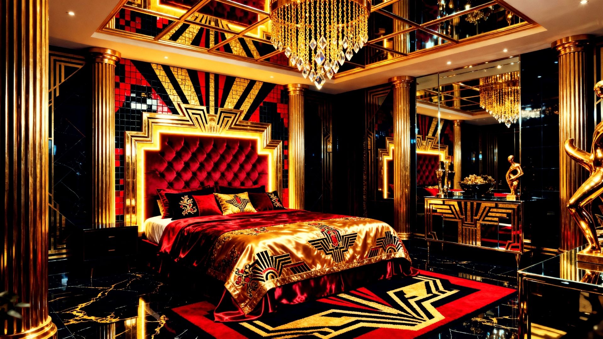 12 Luxurious Dream Neo Deco Bedroom Ideas for a Modern Glam Look – Home ...