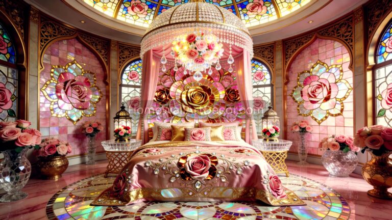 Regal Rose Sanctuary Floral Bedroom Decor