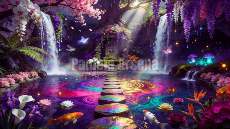 Wisteria Digital Floral Art