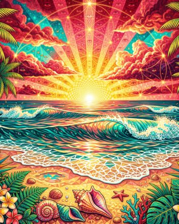 Coastal Wall Art Printables - Download tropical Beach Wall Art