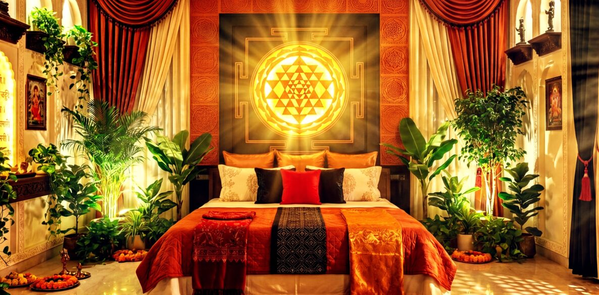 Golden Glow Harvest Botanical Indo-Futurism Interior Design Idea