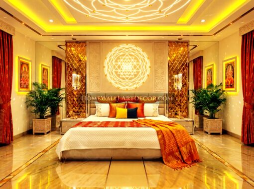 Sacred Geometry Mystical Indo-Futurism Interior Design