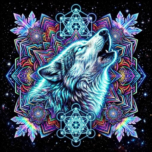 Sacred Geometry Spirit Animal Art - Sacred Geometry Animal Art Printables