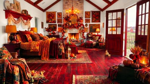 Bright Bold Dream Maximalist Fall Bedroom Decor Ideas