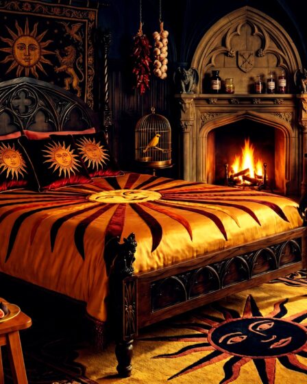 Golden Sun Esoteric Astrological Golden Sun Esoteric Romantic Gothic Bedrooms