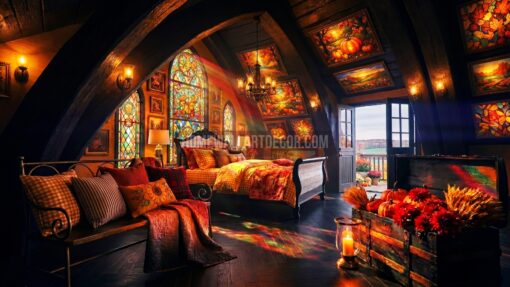 Moody Romantic Dark Maximalist Fall Bedroom Decor Ideas