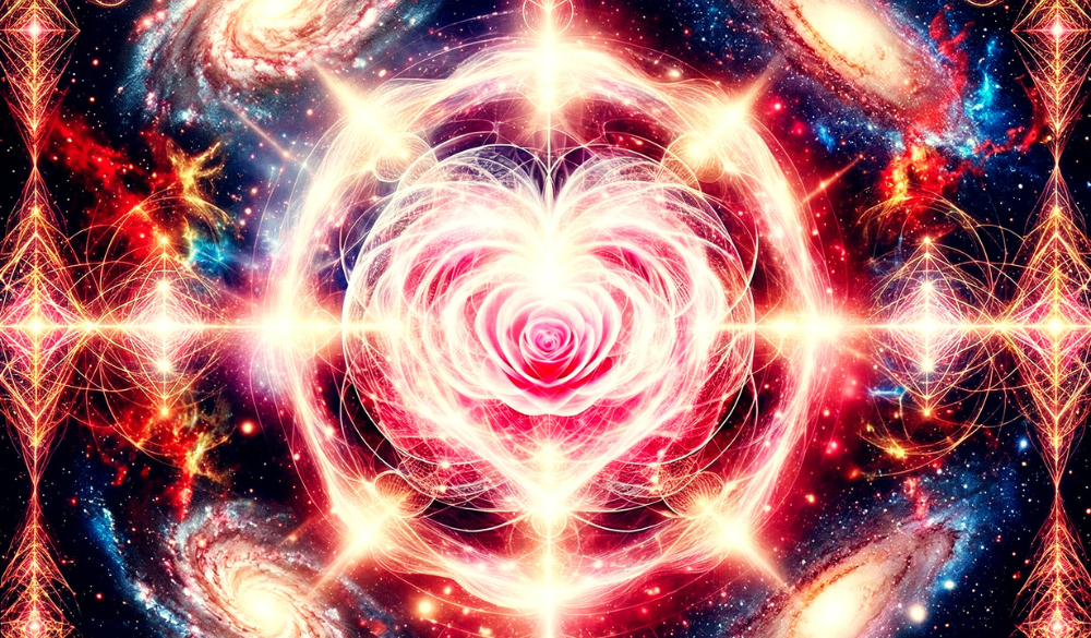 Printable Stained Glass Wall Art Hearts and Roses Love Galaxy Mandala